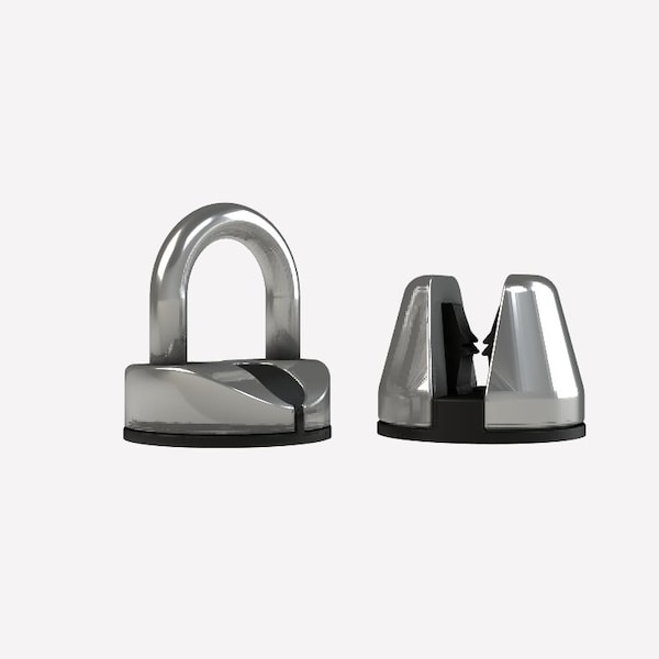 Adj Door Holder 3In Grabber, Chr